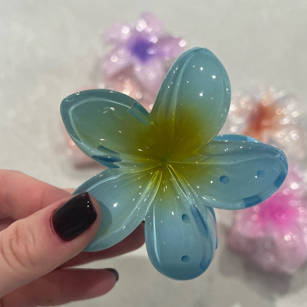 Floral Hair Clips Set - Multicolor - Picture 2 of 3